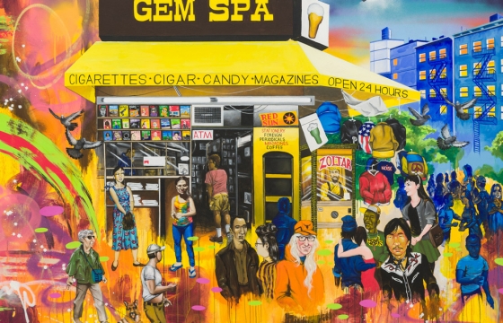 Juxtapoz Magazine – Chris „Daze“ Ellis „Orchid Rain on the Underground“ @ PPOW Gallery, NYC