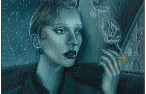 Juxtapoz Magazine – Sophia Huitema „Preußisch Blau“ @ Harper's Apartment